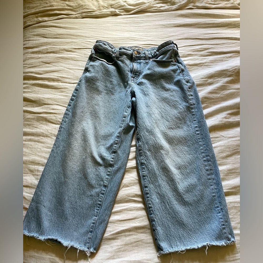 Madewell Light Blue Wide-Leg Jeans